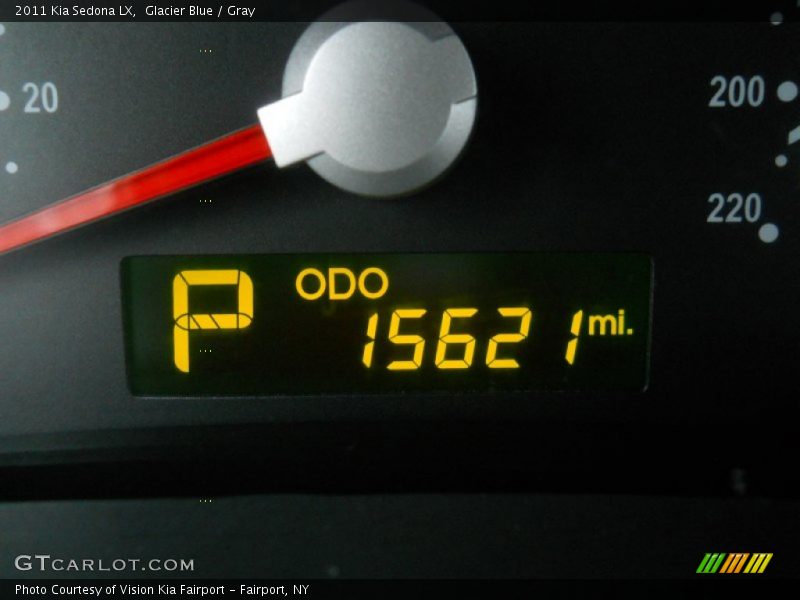 Glacier Blue / Gray 2011 Kia Sedona LX