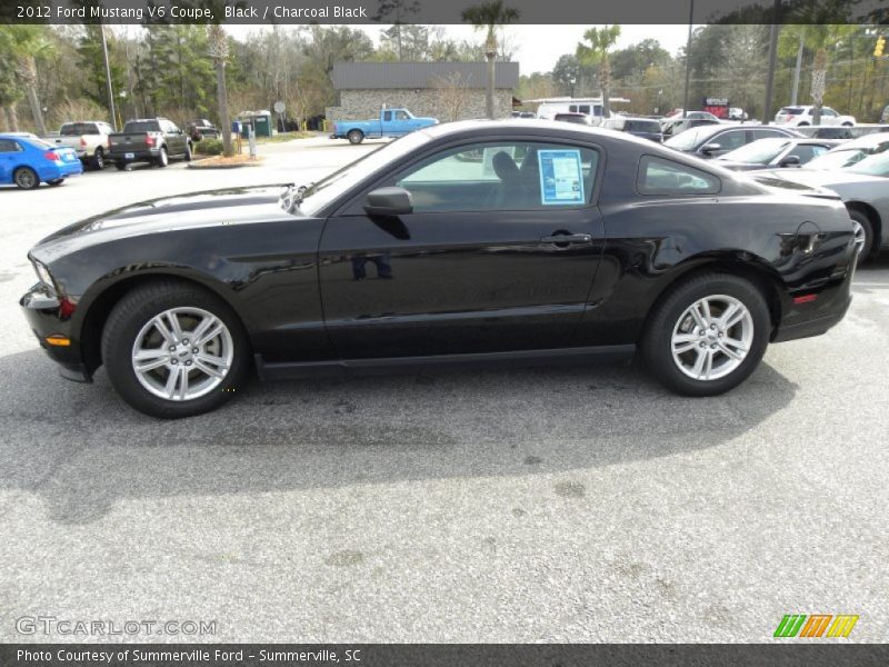 Black / Charcoal Black 2012 Ford Mustang V6 Coupe
