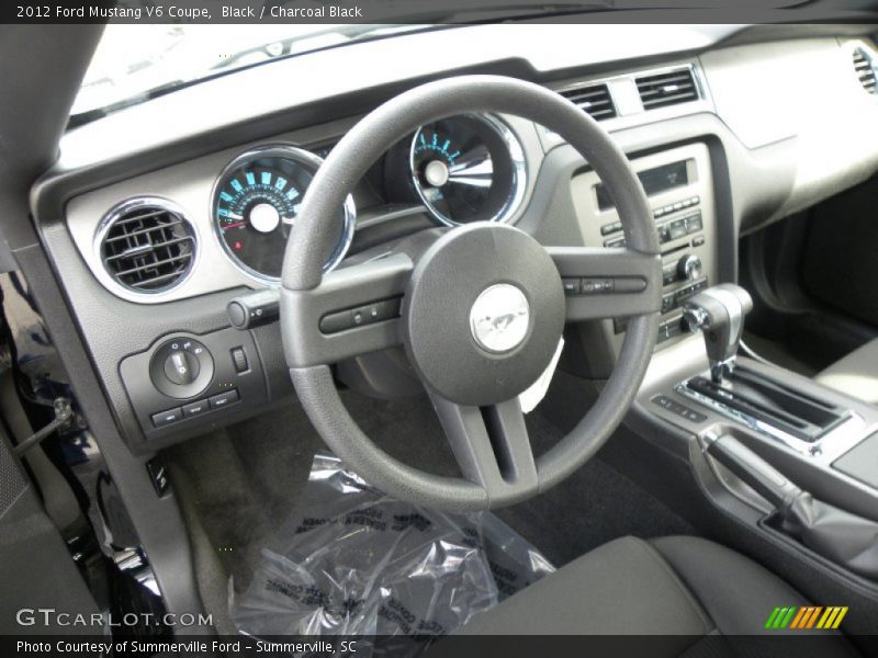 Black / Charcoal Black 2012 Ford Mustang V6 Coupe