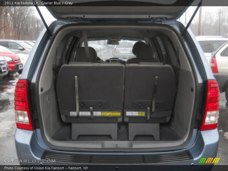 Glacier Blue / Gray 2011 Kia Sedona LX