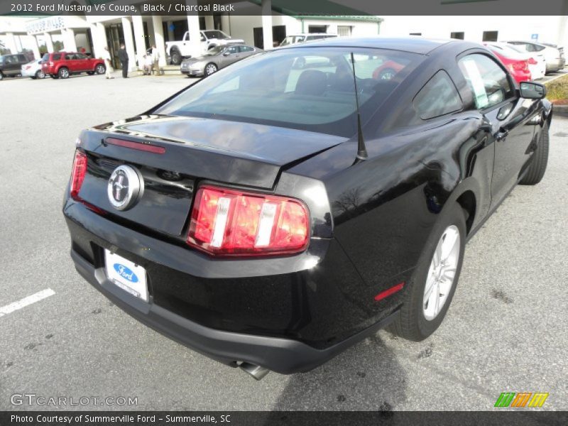 Black / Charcoal Black 2012 Ford Mustang V6 Coupe