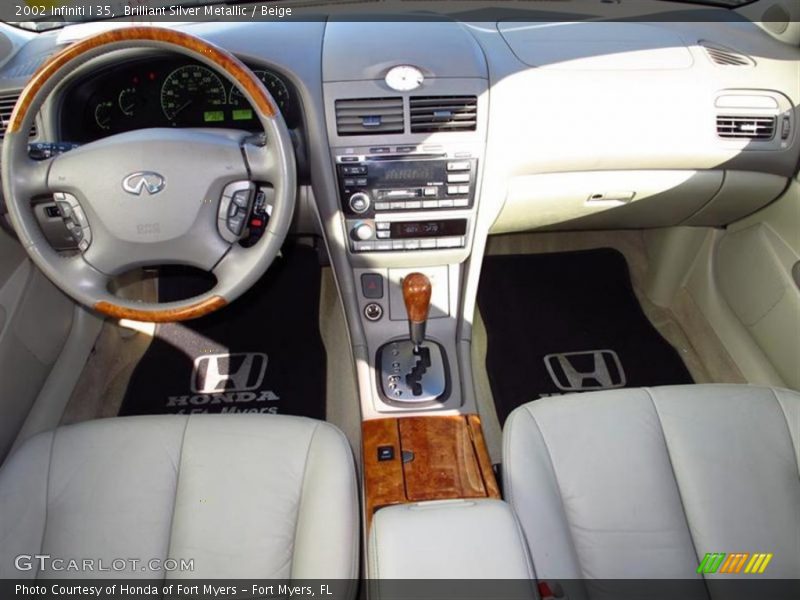 Brilliant Silver Metallic / Beige 2002 Infiniti I 35