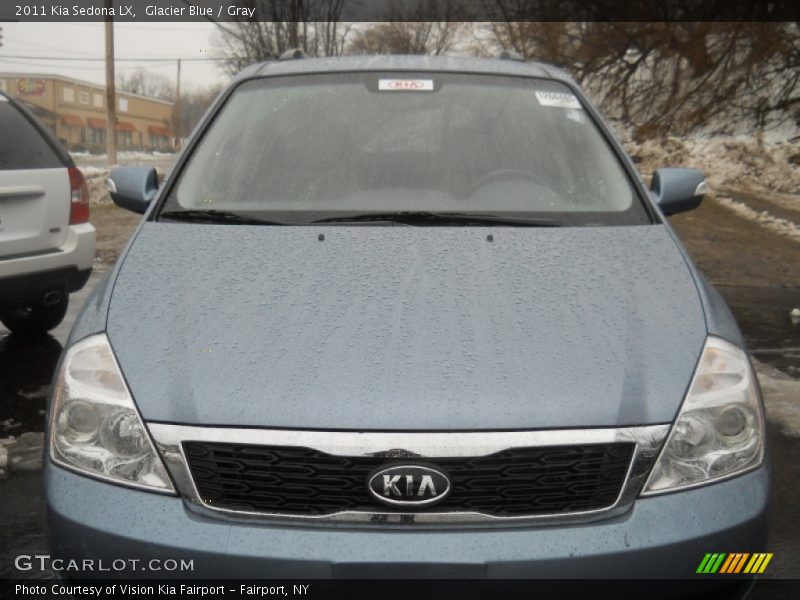 Glacier Blue / Gray 2011 Kia Sedona LX