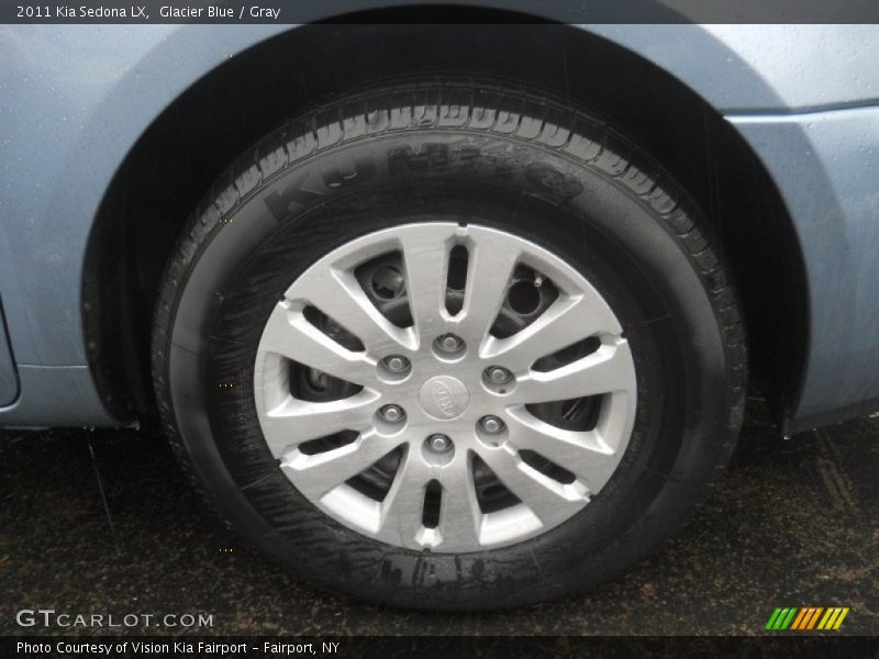 Glacier Blue / Gray 2011 Kia Sedona LX