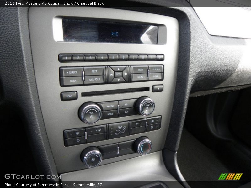Black / Charcoal Black 2012 Ford Mustang V6 Coupe