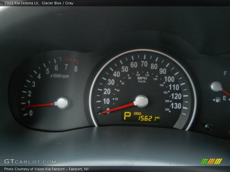 Glacier Blue / Gray 2011 Kia Sedona LX