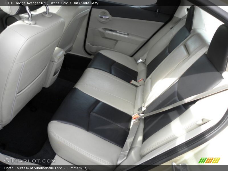 White Gold / Dark Slate Gray 2010 Dodge Avenger R/T