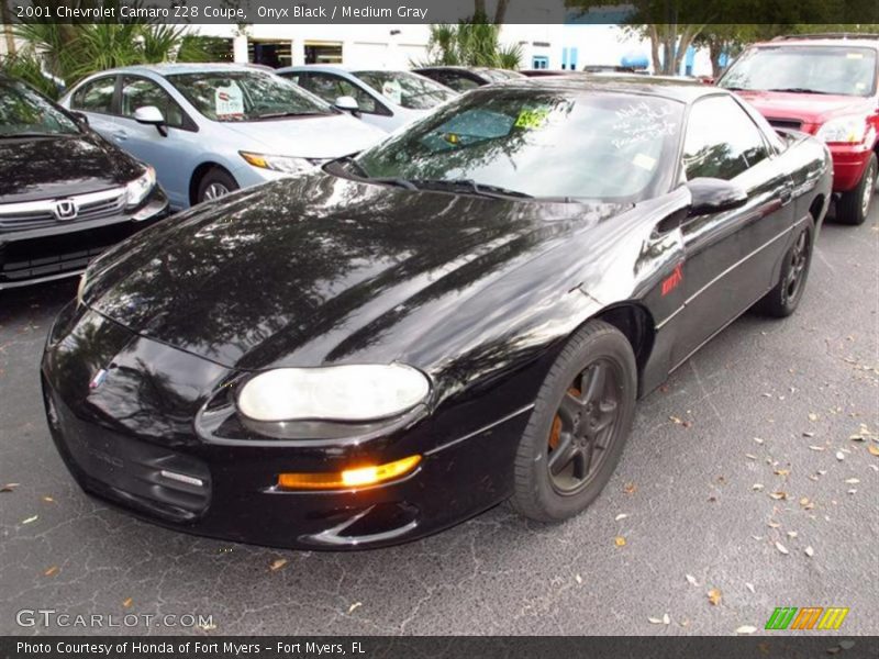 Onyx Black / Medium Gray 2001 Chevrolet Camaro Z28 Coupe