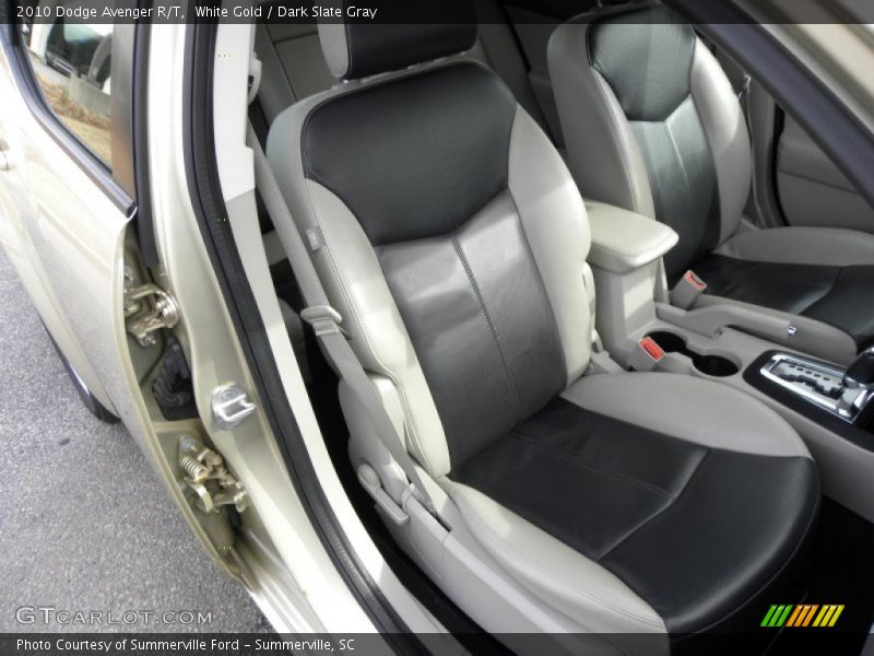 White Gold / Dark Slate Gray 2010 Dodge Avenger R/T