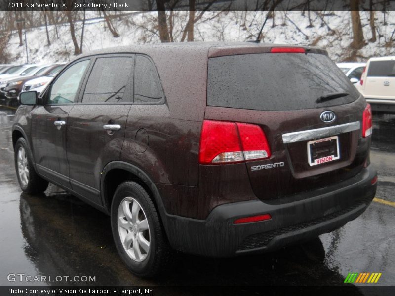 Dark Cherry / Black 2011 Kia Sorento LX