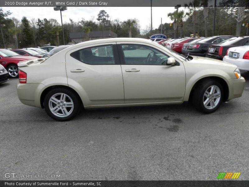 White Gold / Dark Slate Gray 2010 Dodge Avenger R/T