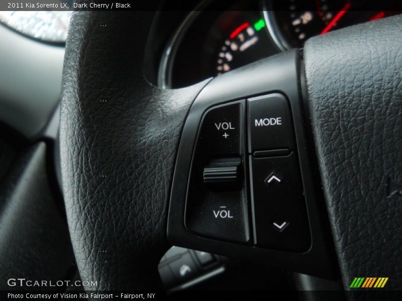 Dark Cherry / Black 2011 Kia Sorento LX