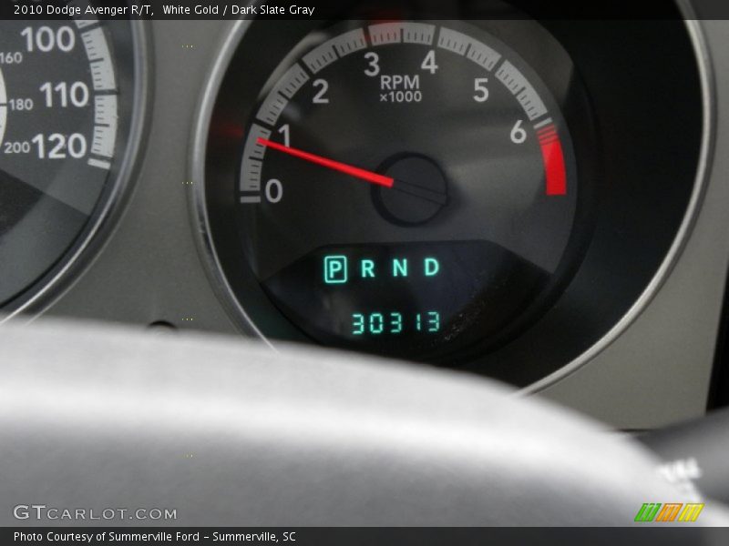 White Gold / Dark Slate Gray 2010 Dodge Avenger R/T