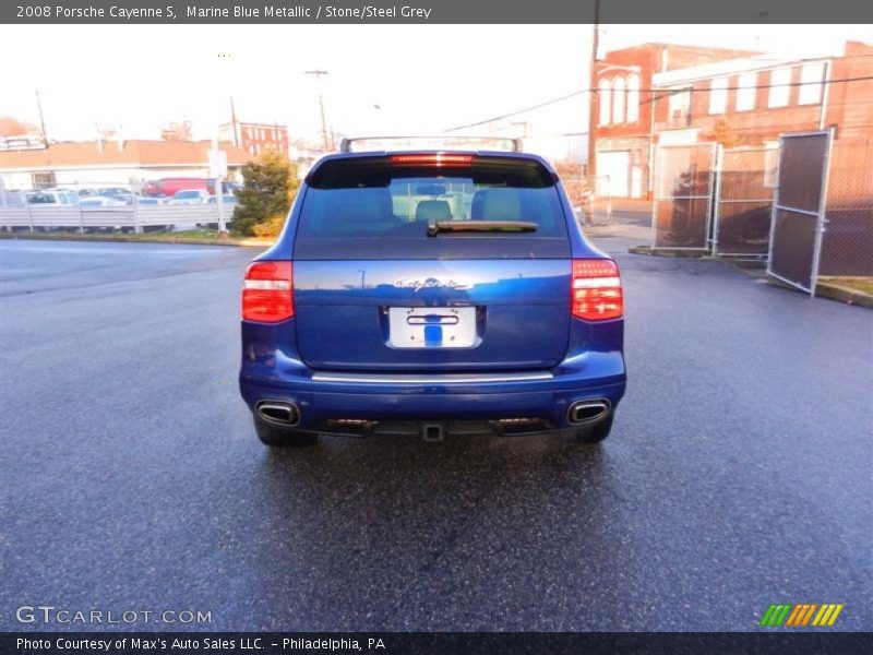 Marine Blue Metallic / Stone/Steel Grey 2008 Porsche Cayenne S