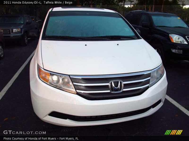 Taffeta White / Beige 2011 Honda Odyssey EX-L