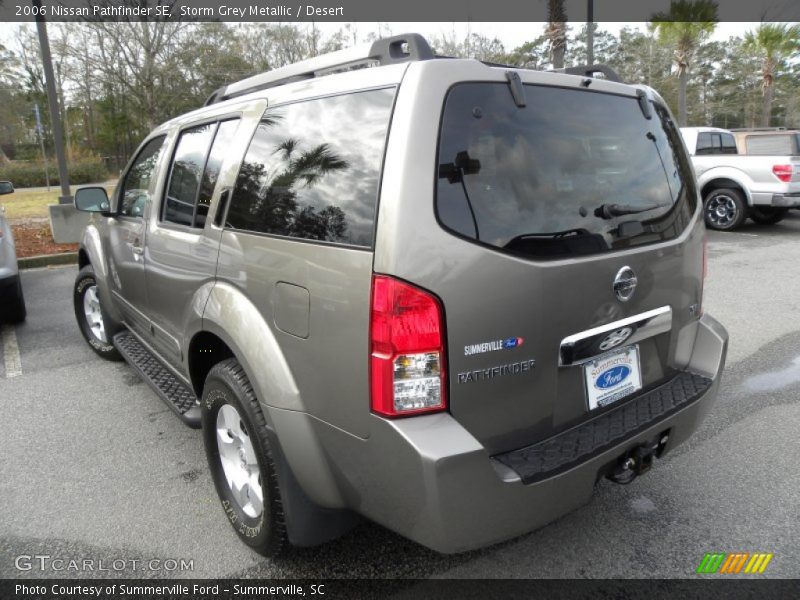Storm Grey Metallic / Desert 2006 Nissan Pathfinder SE