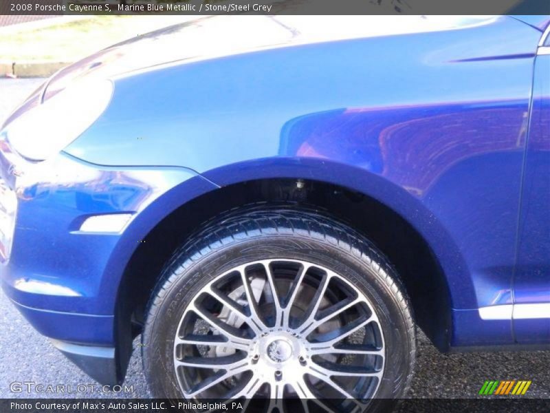 Marine Blue Metallic / Stone/Steel Grey 2008 Porsche Cayenne S