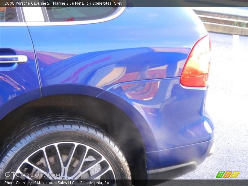 Marine Blue Metallic / Stone/Steel Grey 2008 Porsche Cayenne S