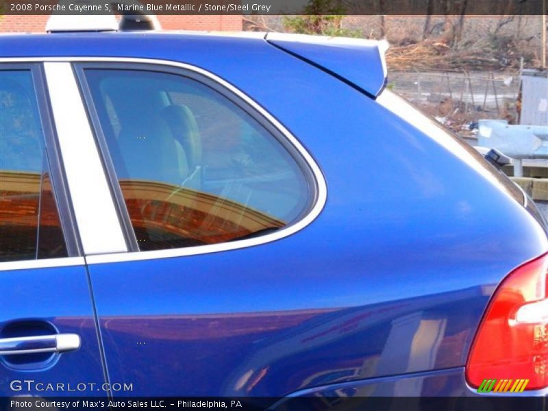 Marine Blue Metallic / Stone/Steel Grey 2008 Porsche Cayenne S