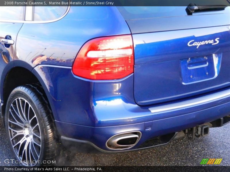 Marine Blue Metallic / Stone/Steel Grey 2008 Porsche Cayenne S