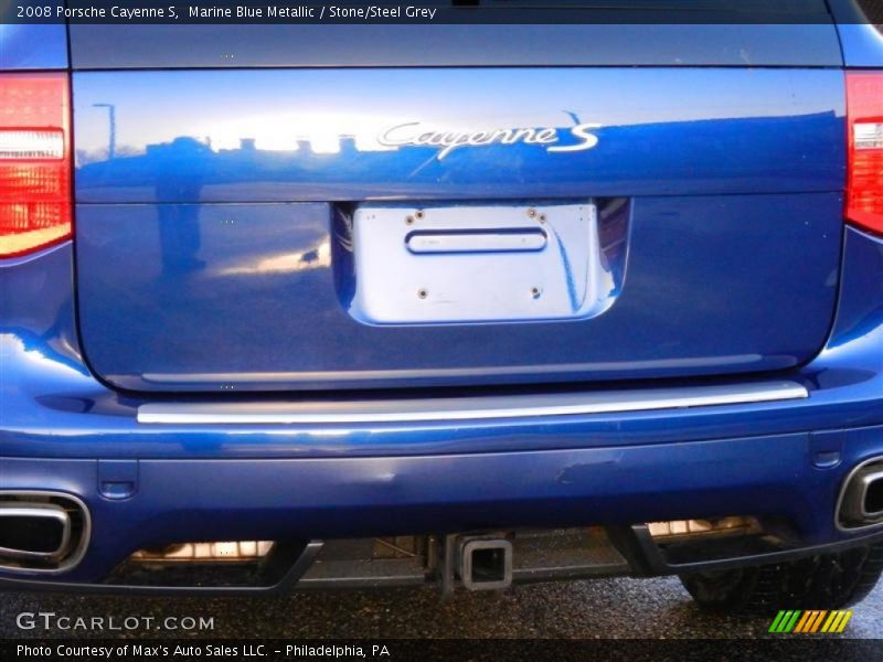 Marine Blue Metallic / Stone/Steel Grey 2008 Porsche Cayenne S