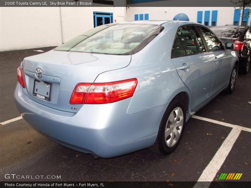 Sky Blue Pearl / Bisque 2008 Toyota Camry LE