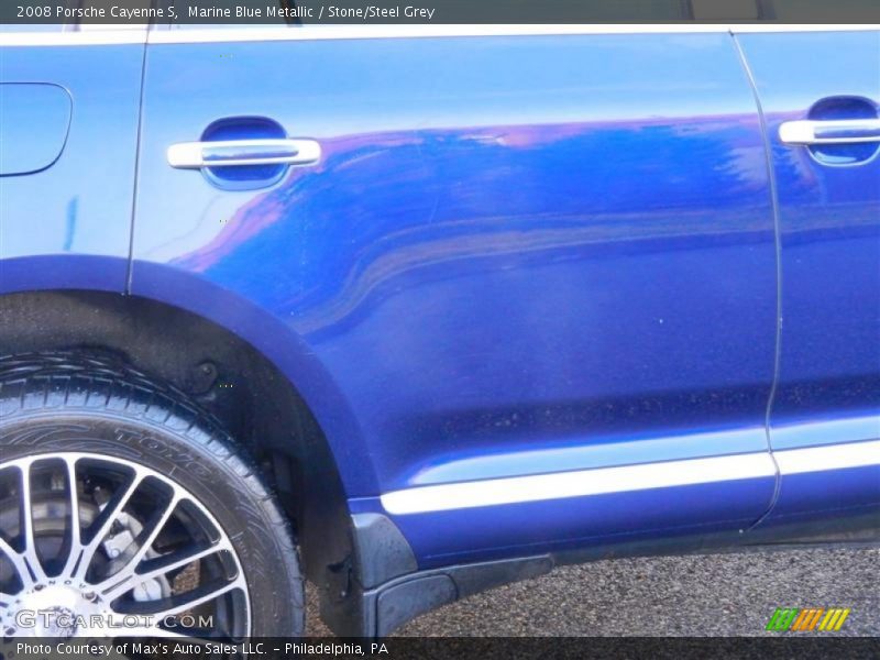 Marine Blue Metallic / Stone/Steel Grey 2008 Porsche Cayenne S