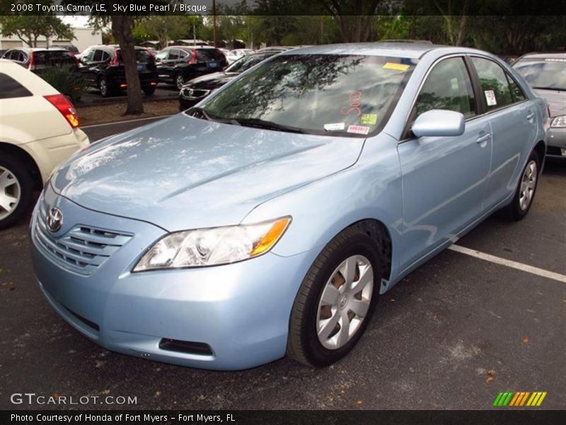 Sky Blue Pearl / Bisque 2008 Toyota Camry LE