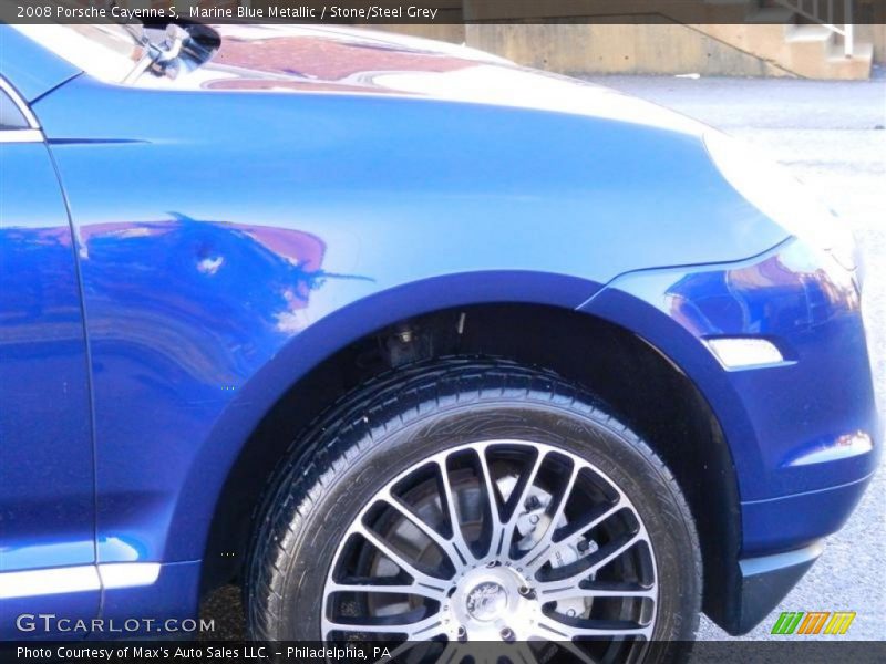 Marine Blue Metallic / Stone/Steel Grey 2008 Porsche Cayenne S