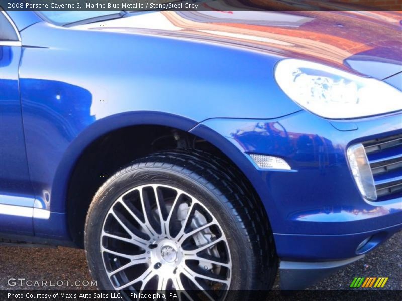 Marine Blue Metallic / Stone/Steel Grey 2008 Porsche Cayenne S