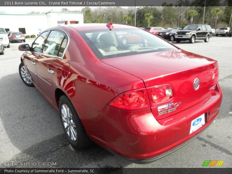 Crystal Red Tintcoat / Cocoa/Cashmere 2011 Buick Lucerne CXL