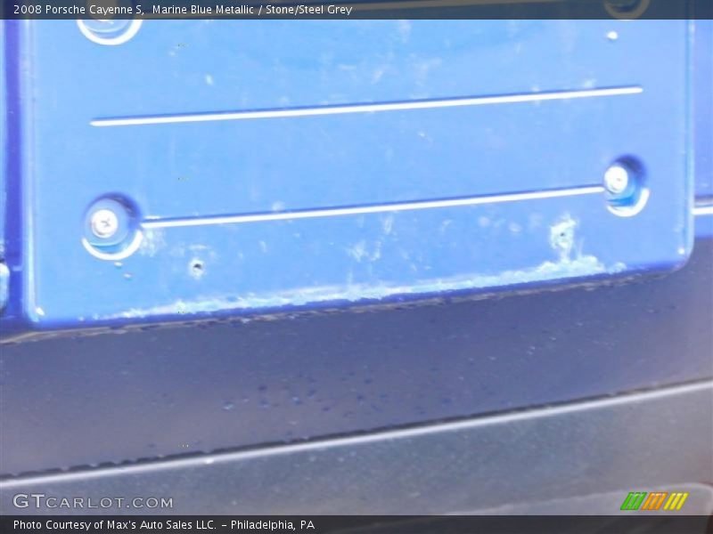 Marine Blue Metallic / Stone/Steel Grey 2008 Porsche Cayenne S