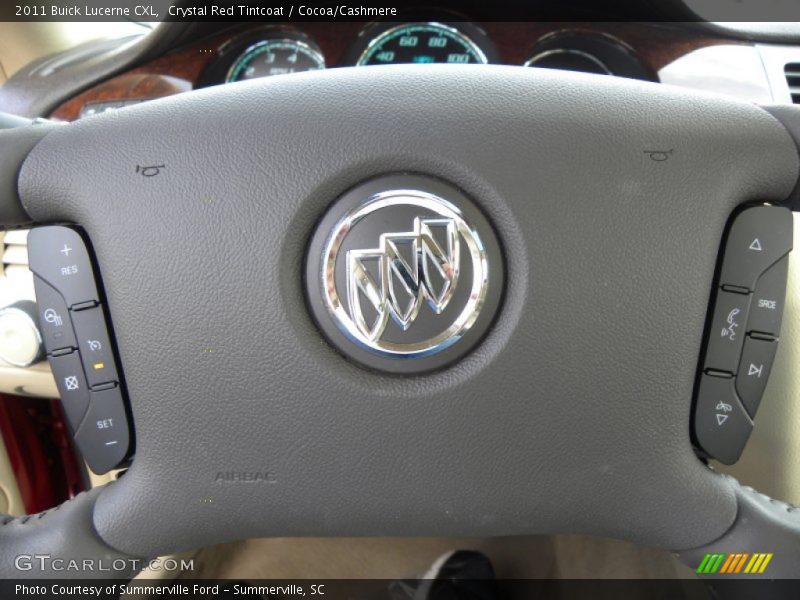 Crystal Red Tintcoat / Cocoa/Cashmere 2011 Buick Lucerne CXL