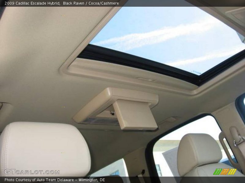 Black Raven / Cocoa/Cashmere 2009 Cadillac Escalade Hybrid