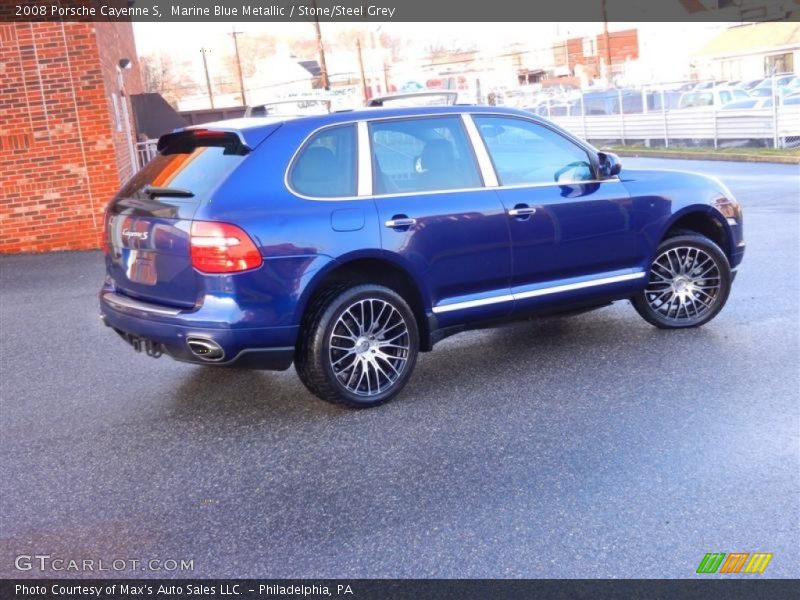 Marine Blue Metallic / Stone/Steel Grey 2008 Porsche Cayenne S