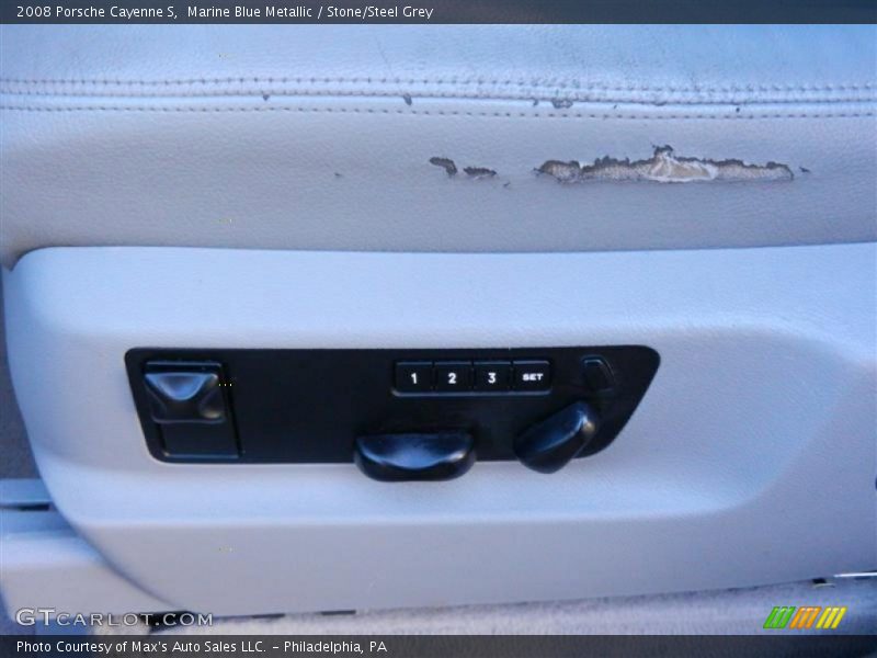 Marine Blue Metallic / Stone/Steel Grey 2008 Porsche Cayenne S