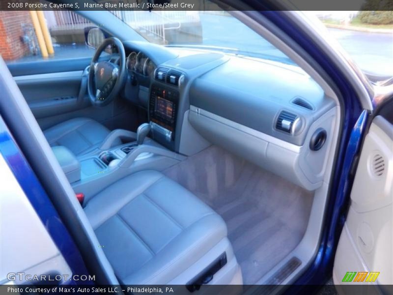 Marine Blue Metallic / Stone/Steel Grey 2008 Porsche Cayenne S