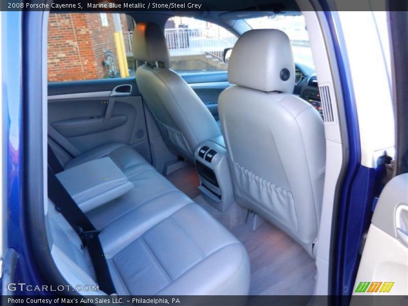 Marine Blue Metallic / Stone/Steel Grey 2008 Porsche Cayenne S