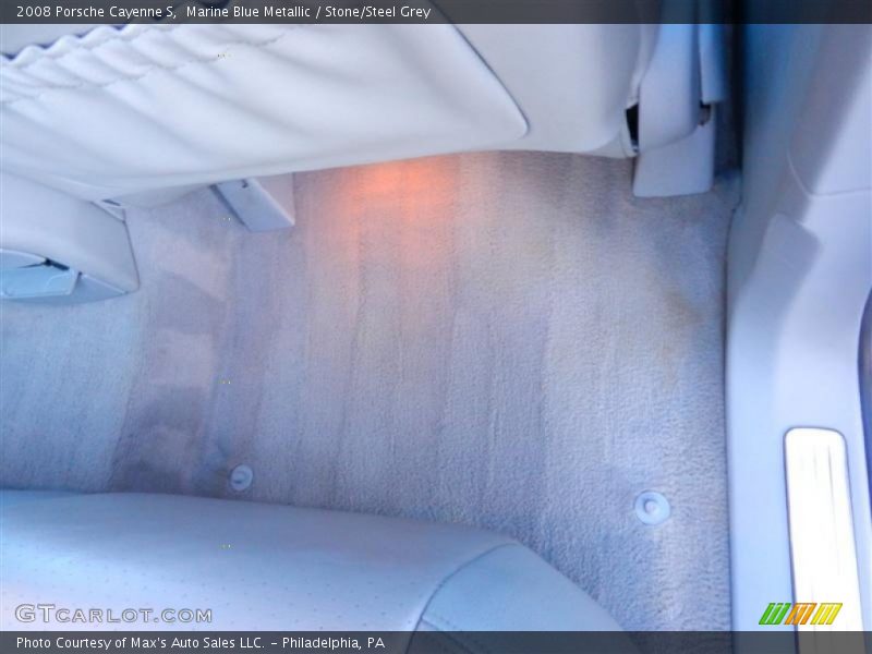 Marine Blue Metallic / Stone/Steel Grey 2008 Porsche Cayenne S