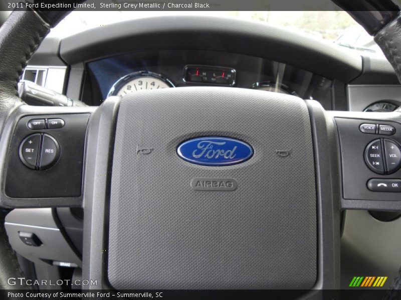 Sterling Grey Metallic / Charcoal Black 2011 Ford Expedition Limited