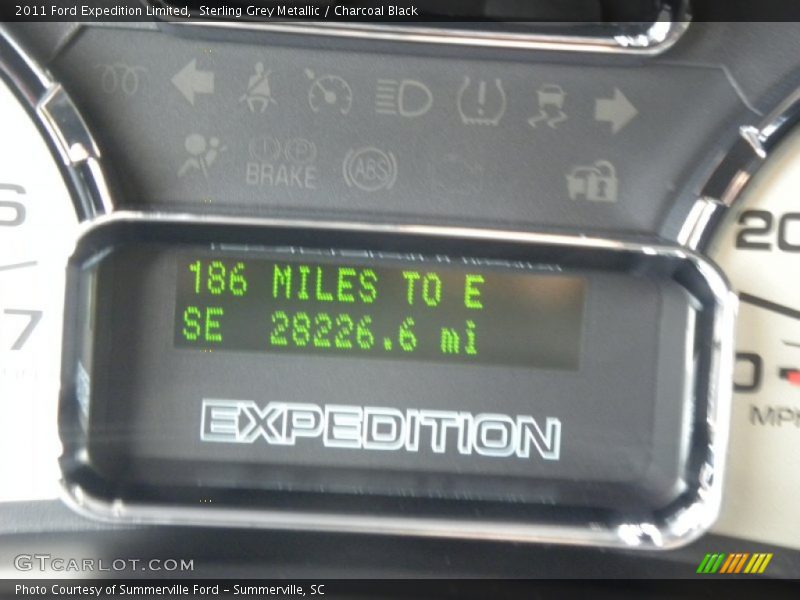 Sterling Grey Metallic / Charcoal Black 2011 Ford Expedition Limited