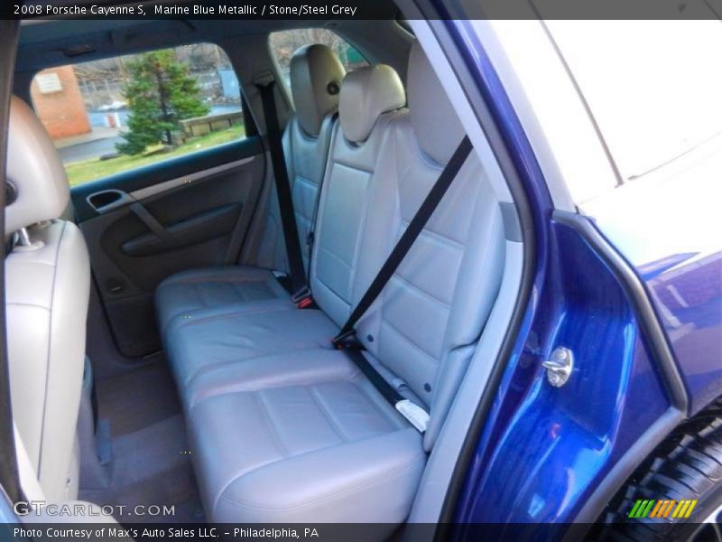 Marine Blue Metallic / Stone/Steel Grey 2008 Porsche Cayenne S