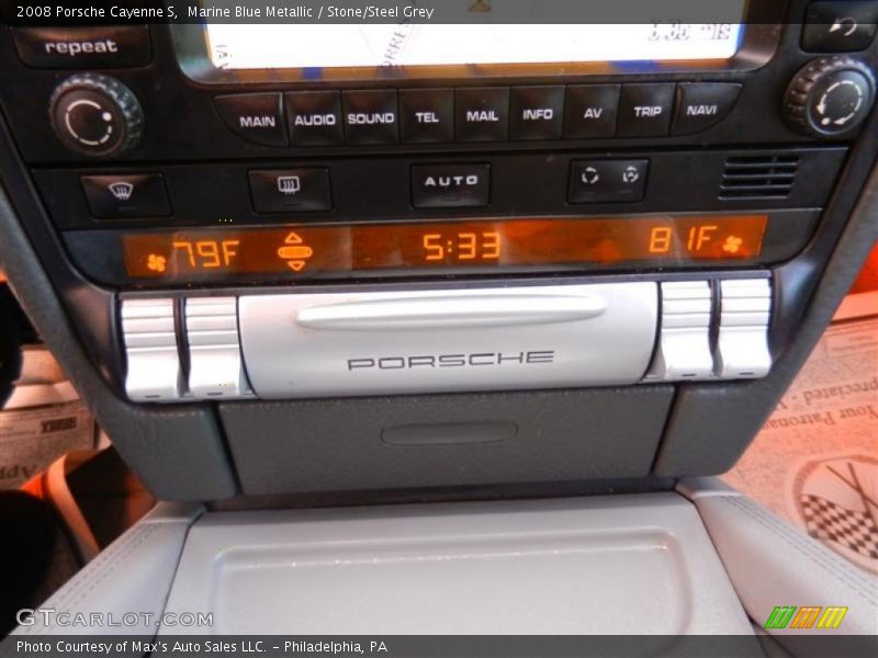Controls of 2008 Cayenne S