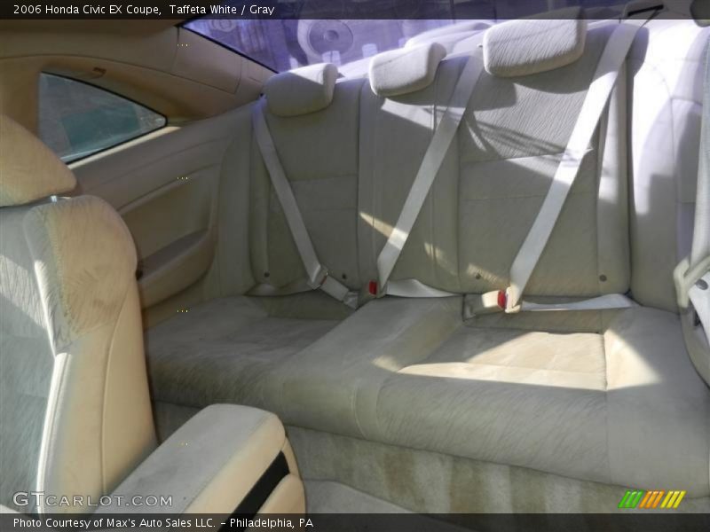 Taffeta White / Gray 2006 Honda Civic EX Coupe
