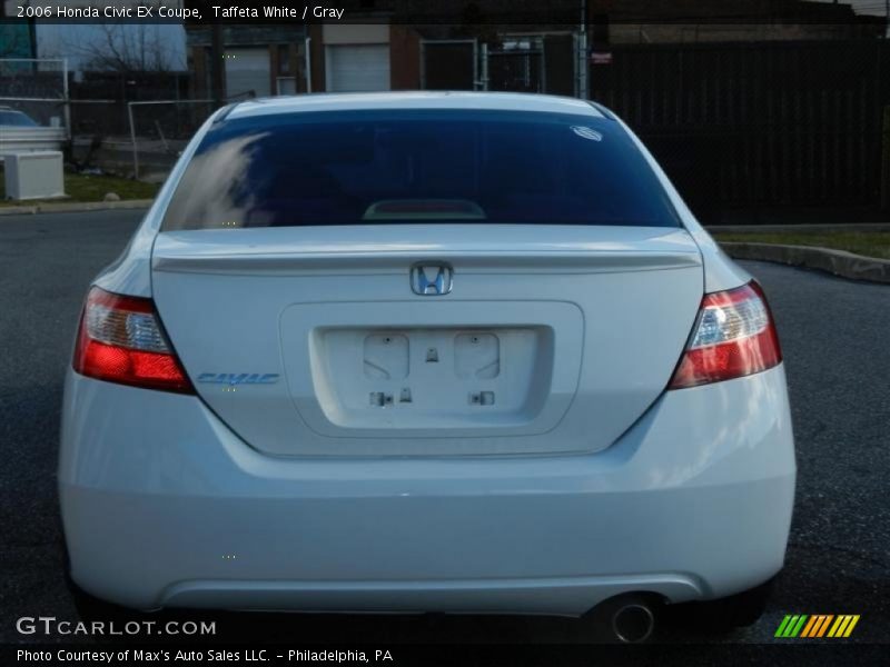 Taffeta White / Gray 2006 Honda Civic EX Coupe