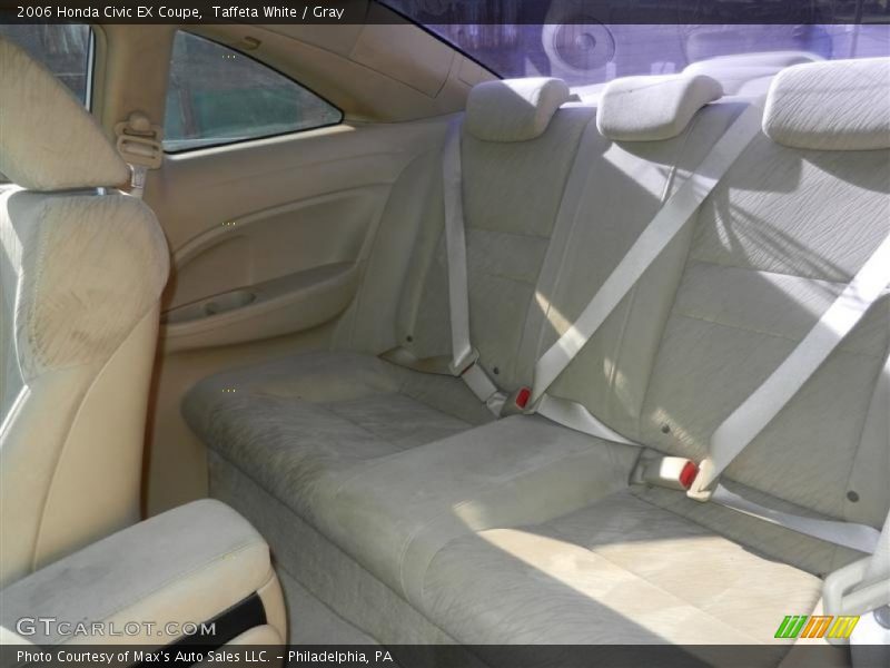 Taffeta White / Gray 2006 Honda Civic EX Coupe