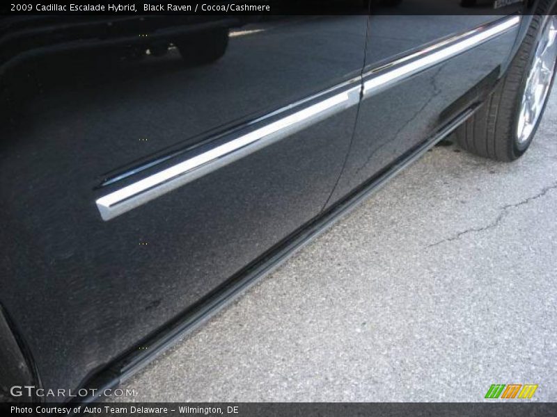 Black Raven / Cocoa/Cashmere 2009 Cadillac Escalade Hybrid