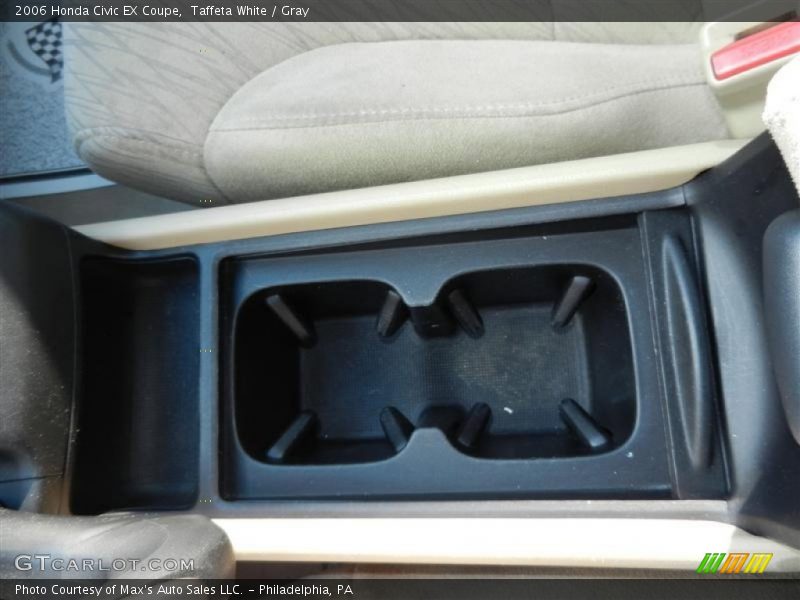 Taffeta White / Gray 2006 Honda Civic EX Coupe