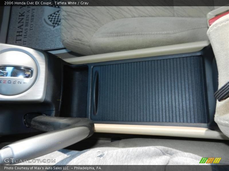 Taffeta White / Gray 2006 Honda Civic EX Coupe