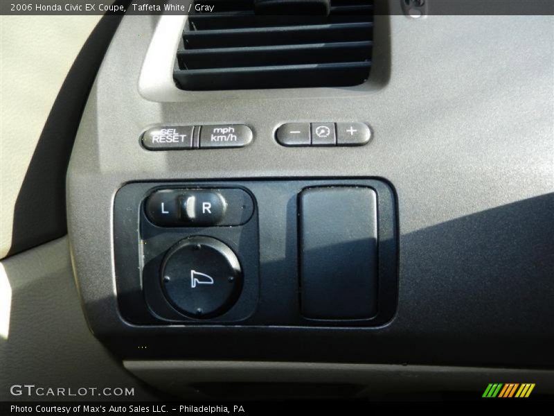 Taffeta White / Gray 2006 Honda Civic EX Coupe